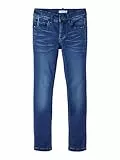 NAME IT Jungen Nkmtheo Xslim Jeans 1507-Cl Noos Hose, Dark Blue Denim, 128