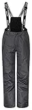 icefeld gefütterte Skihose/Winterhose/Thermohose/Schneehose (PFC frei) für Kinder (Mädchen und Jungen) schwarz in Größe 140