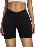 AMIYOYO Sporthose Damen Kurz Push Up Yoga Shorts Scrunch Butt Radlershorts Radlerhose Kurze Nahtlos Atmungsaktiv für Yoga Fitness Laufen