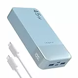 JUOVI Tragbare Powerbank J2621, 20000mAh Akku Pack 45W Schnellladefunktion, Kompatibel mit Switch, MacBook, Tablet, Dell, HP, Notebook, Samsung, iPhone 16 15 14 13, Steam Deck und mehr