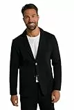 JP 1880 Herren Sweatsakko, New York, Flexnamic® Blazer, Schwarz, 3XL EU