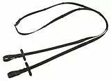 Covalliero Antislip Gummizügel schwarz/braun, Full, 20 mm