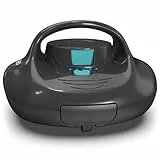 TALOSBO Pleco Se Poolroboter Akku 130 Mins Leistungsstarke Reinigung, Automatischer Kabelloser Poolreiniger Duale Motoren für Flachboden Pool bis zu 80 m²