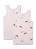 Sanetta Mädchen-Unterhemd (Doppelpack) rosa | Hochwertiges und nachhaltiges Unterhemd für Mädchen aus Baumwoll-Mix. Inhalt: 2er Set Unterwäsche für Mädchen