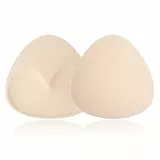 Abeillo 1 Paar BH-Einlagen, Dreieckige BH Einsätze Push up Bra Pads, Wiederverwendbare Atmungsaktive Herausnehmbare Brustvergrößerer für BH, Sport-BH, Badeanzug
