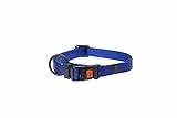 Karlie Art Sportiv Plus Halsband verstellbar neue universal Farben Mix and Match L: 30 - 45 cm B: 15 mm S blau