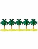 W WIDMANN MILANO Party Fashion 95737 - Girlande Palme, 4 m, schwer entflammbar, Dekoration, Raumdekoration, Beachparty, Mottoparty, Karneval