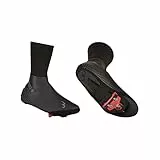BBB Cycling Fahrrad Überschuhe für Herren und Damen | Schuhüberzieher Rennrad MTB Regenschutz Thermo Windfest | Ultrawear Zipperless EXT BWS-26 39/40, Schwarz, 39.5 EU