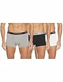 Emporio Armani Herren Mens Basic - Essential Core Logoband 3-pack Boxer Retroshorts, White/Black/Grey, S EU