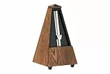 Wittner Metronom Taktell Pyramidenform System Maelzel Serie 800 - Massivholzgehäuse - Ohne Glocke - Eiche braun matt - Mechanisch zum Aufziehen - Keine Batterien erforderlich - Made in Germany