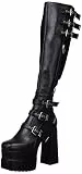 LAMODA Damen Hopes Knee High Boot, Black Pu, 41 EU