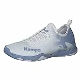 Kempa WING LITE 2.0 WOMEN Damen Sneaker Laufschuhe Sportschuhe Turnschuhe Handball Jogging Outdoor Freizeit Shoes - leicht und atmungsaktiv - weiß/lake blau, 44