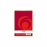Herlitz Spiral-Notizblock x.book A7, kariert, 50 Blatt, ohne Rand, 10 Stück
