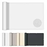 AXT SHADE Balkon Sichtschutz Wetterfest 90x800cm Balkonverkleidung Balkonabdeckung Balkonbespannung Blickdichte UV-Schutz und Windschutz mit Kabelbinder für Balkongeländer-Weiß