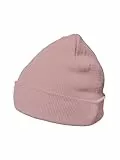 DonDon Mütze Herren Mütze Damen Wintermütze Beanie klassisches Design Altrosa