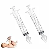 JUSONEY Nasendusche Baby – Profi-Baby Nasendusche, Mit Hochwertigen Nasenaufsätzen, aus Silikon, Sauber und wiederverwendbarer (2 stück)