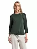 Street One Damen A303275 Sweatshirt in Unifarbe, Mid Green, 40