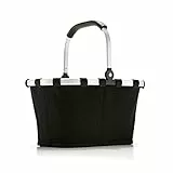 reisenthel carrybag XS Black– Kleiner Stabiler Korb im XS Format Kleiner Variante der Einkaufsikone praktische Innentasche – Elegantes, wasserabweisendes Design