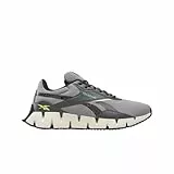 Reebok Unisex Zig Dynamica STR Sneaker, Grey 3/Vintage Chalk/Grey 5, 42.5 EU