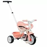 Smoby - Be Move Komfort Rosé - Fahrzeug für Kinder ab 10 Monate - Mitwachsend – Schubstange