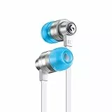 Logitech G333 VR Gaming-In-Ear-Kopfhörer für Oculus Quest 2, Oculus Ready, Audio mit zwei Lautsprechern für Spiele, Robustes Aluminiumgehäuse, 3,5-mm-Aux-Anschluss mit niedriger Latenz - Weiß/Blau