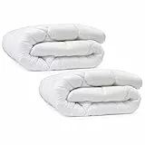 H&F Heimtextilien Bettdecke Set 4 Jahreszeiten | Steppbettdecke 2er Set 135x200 cm | Allergiker bettwäsche mit Oeko-TEX Zertifiziert | Steppdecken bezug: 100% mikrofaser | Füllung: 1000g