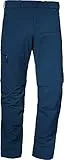 Schöffel Herren Pants Koper1 Zip Off, flexible Herren Hose mit Zip-Off Funktion, schnell trocknende und kühlende Wanderhose aus 4-Wege-Stretch, dress blues, 52