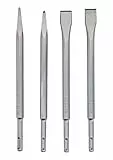 Bosch 4x PRO SDS plus-4C Meißel-Set, 4-tlg. (für Beton, Ziegelstein, Ø mm, Professional Zubehör Bohrhammer, Zerkleinerer)