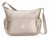 Kipling GABBIE Mittelgroße Umhängetasche, Metallic Glow (Silber)