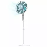 Cecotec Standventilator EnergySilence 610 Max Flow 70 W, 16 Zoll Durchmesser, 4 Geschwindigkeiten, 2-Stunden-Timer, 90º-Oszillation, Einstellbarer Neigungswinkel, Einstellbare Höhe