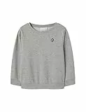 Name IT Jungen Nkmvimo Ls Sweat Bru Noos, Grey Melange, 134-140 EU