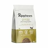 Applaws Katzentrockenfutter Adult, Huhn mit Lamm, getreidefrei und komplett 2 kg (1 Packung)