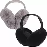 BESPORTBLE Plüsch-Ohrenschützer Für Den Winter Damen-Ohrenschützer Plüsch-Ohrschutz Für Kaltes Wetter Ohrenwärmer Winter-Gehörschutz 2 Stück