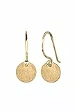 Elli Ohrringe Damen Ohrhänger Geo Plättchen Minimal Trend Matt in 925 Sterling Silber