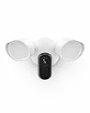 Arlo 2K Flutlichtkamera, Überwachungskamera Aussen WLAN, 2K HDR, Kabelgebunden, 160° Weitwinkel, Bewegungsmelder, Farbnachtsicht, LED Licht, 2-Wege-Audio, Alarm, Sirene, Secure Testzeitraum