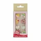 FunCakes Zucker Dekorationen Sweet Celebrations: Gebrauchsfertig für Tortendekoration, Perfekt für Cupcakes, Muffins und mehr, Edible Decorations - Set/8
