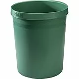 HAN Grip Karma 18198-05 Papierkorb 18 L (Ø x H) 312 mm x 350 mm recycelter Kunststoff, grün, 1 Stück