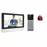 Byron DIC-23312 WiFi Video Türgegensprechanlage mit 7' Touchscreen-Display, RFID Tags & Aufzeichnungsfunktion