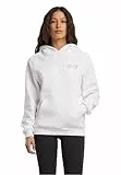 Mister Tee Damen Always Trust Your Heart Hoodie – Schwarzer Loose Fit Kapuzenpullover mit Herz‑Print vorne & hinten, Streetwear Style, Backprint