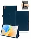 Hülle für Acer Iconia X14 14 Zoll Tablet,toergy PU Leder Abdeckung Klappständer Case,Schutzhülle mit Stifthalter und Handschlaufe,Schwarz