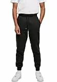 Urban Classics Basic Sweatpants, Herren und Jungen Jogginghose, lässige Sporthose im Relaxed Cut, Schwarz (Black 7), 50 (Herstellergröße: XL)