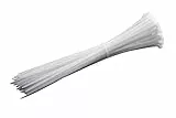 Meister Kabelbinder - Praktisches Set - 100 Stück - weiß - 300 x 4,8 mm - Stabiles Nylon - Formbeständig - Langlebig und robust, Kabelbinder-Set für Bündelgut, Kabelverbinder, 7452580