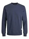 JACK & JONES Herren Jjebasic Crew Neck Noos Sweatshirt, Marineblau Blazer, M EU