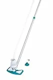 Bestway Poolpflege Basis-Set AquaClean mit pumpenbetriebenem Poolsauger & Kescher für Poolgrößen bis 610 cm