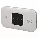 Zunate 4G WLAN Router, MF800 EU Auto Mobil Hotspot Tragbarer 4G LTE Modem Router mit SIM Kartensteckplatz 4G LTE Router Unterstützt 10 Geräte Kabelloser LTE Router mit LED Bildschirmanzeige