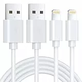iPhone Ladekabel,Lightning Kabel [2Pack1M] MFi-Zertifiziert iPhone Kabel iPhone USB Kabel Für Apple iPhone 14 13 Pro Max Mini XS XR X 8 7 6 6s Plus 5 SE, iPad Air(Weiß)