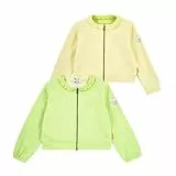 Steiff Jersey Jacke EU Größe 128 sap green, Outdoor Jacke, Jerseyjacke, Kinder Wendejacke, warm und bequem, waschmaschinenfest