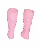 STEVEN Stulpen für Mädchen - Rosa Wadenwärmer aus Baumwolle, Beinstulpen für Kinder, Leg Warmers - Geschenk für Junge Tänzer