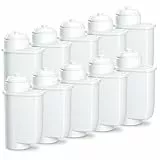 ARETHONE 10 Stück Ersatzwasserfilter für Siemens EQ Series, EQ5/EQ6/EQ7/EQ9, EQ500/EQ700/EQ900/S700, Wasserfilter Kaffeevollautomat für Bosch TCZ7003, TCZ7033, TZ70003, für Brita Intenza 575491