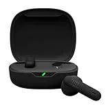 JBL Wave Flex 2, Kabellose Bluetooth-In-Ear-Kopfhörer mit 40 h Wiedergabezeit, JBL Pure Bass Sound, Smart-Ambient-Technologie, IP54 wasser - und staubgeschützt, Multipoint-Verbindung, Schwarz
